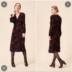 NWT Rouje Gabin long sleeve in floral anemone size 34